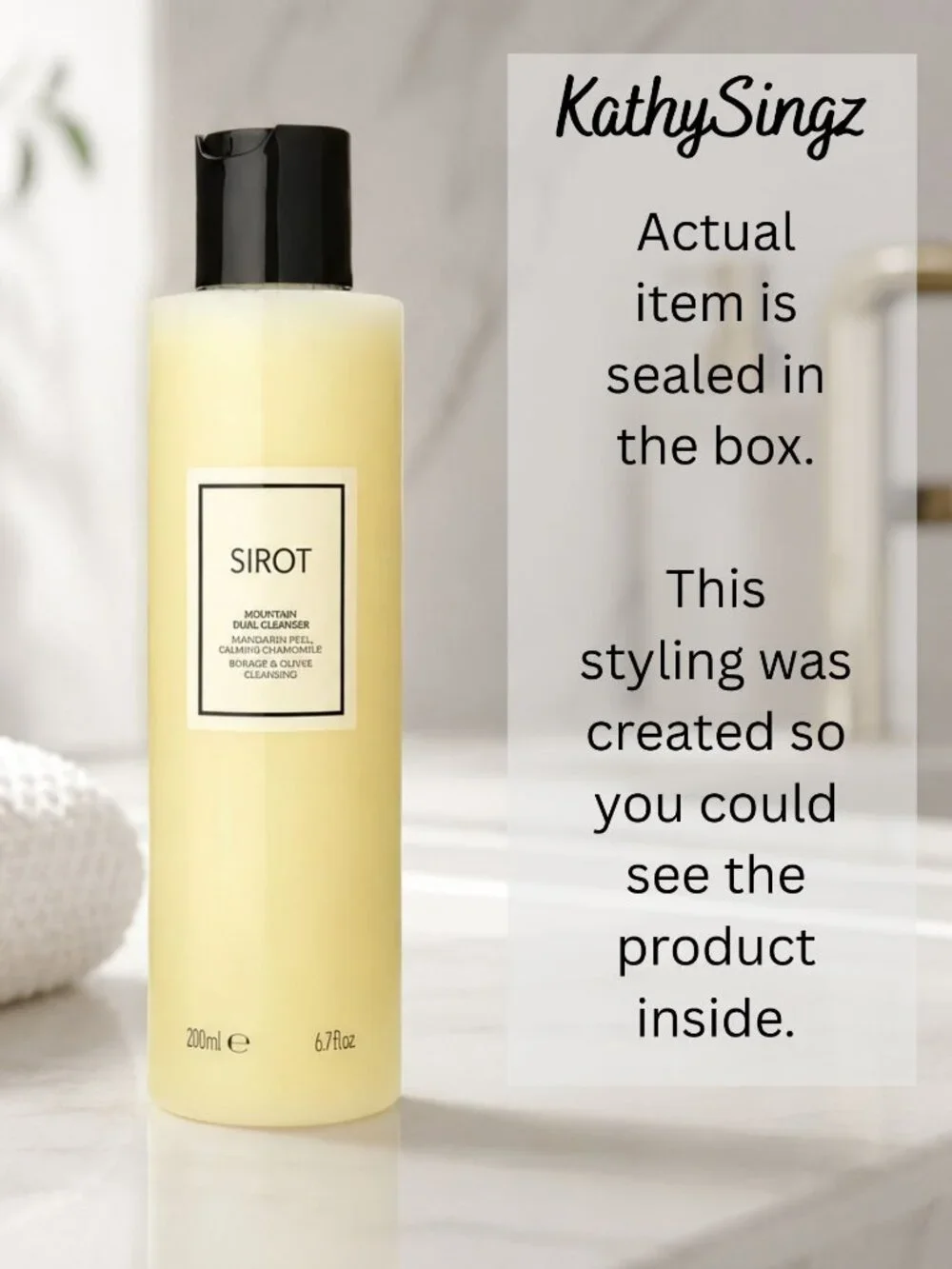 Sirot Nighttime Dual Cleanser 6.7 oz Makeup Remover Clean Beauty New Sealed